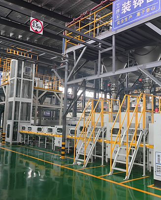 LFP cam pilot plant build