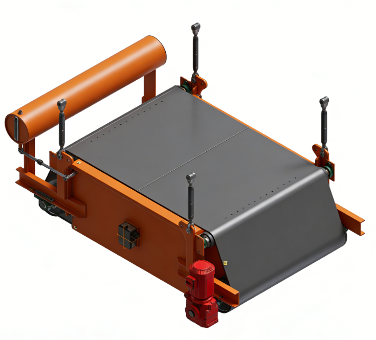 Suspended electromagnetic iron separator