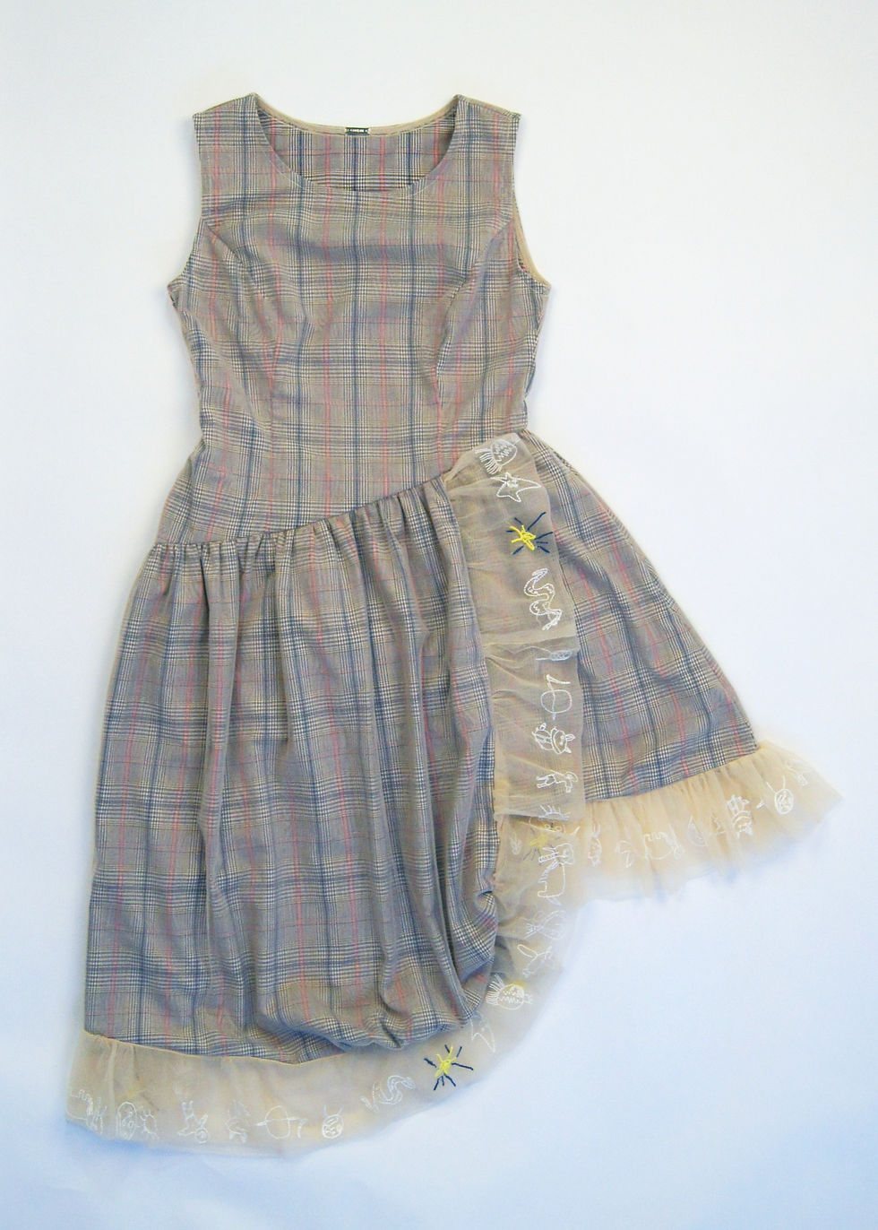 Thumbnail: Embroidery Tulle Shirt With Beading