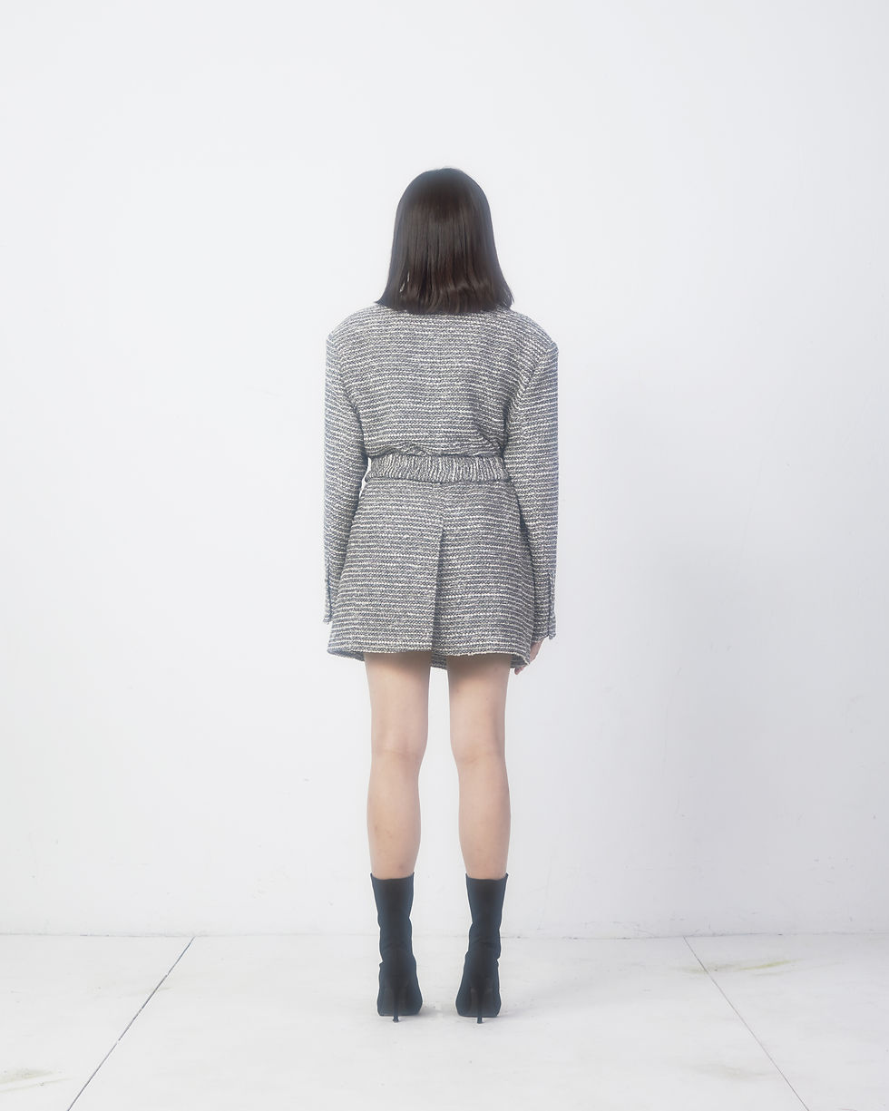 Thumbnail: Oceana Tweed Double-breasted Blazer