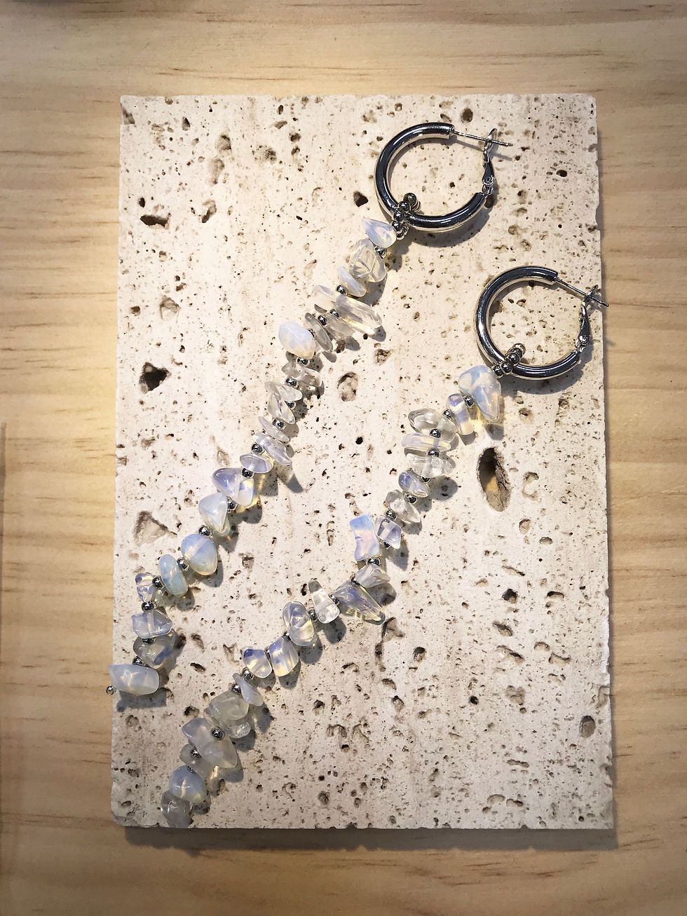 Thumbnail: Gemstone Drop Earrings