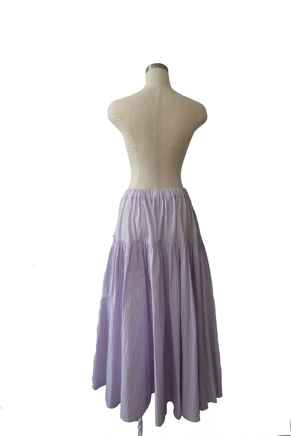 Thumbnail: Stripe Skirt with Stone Trims