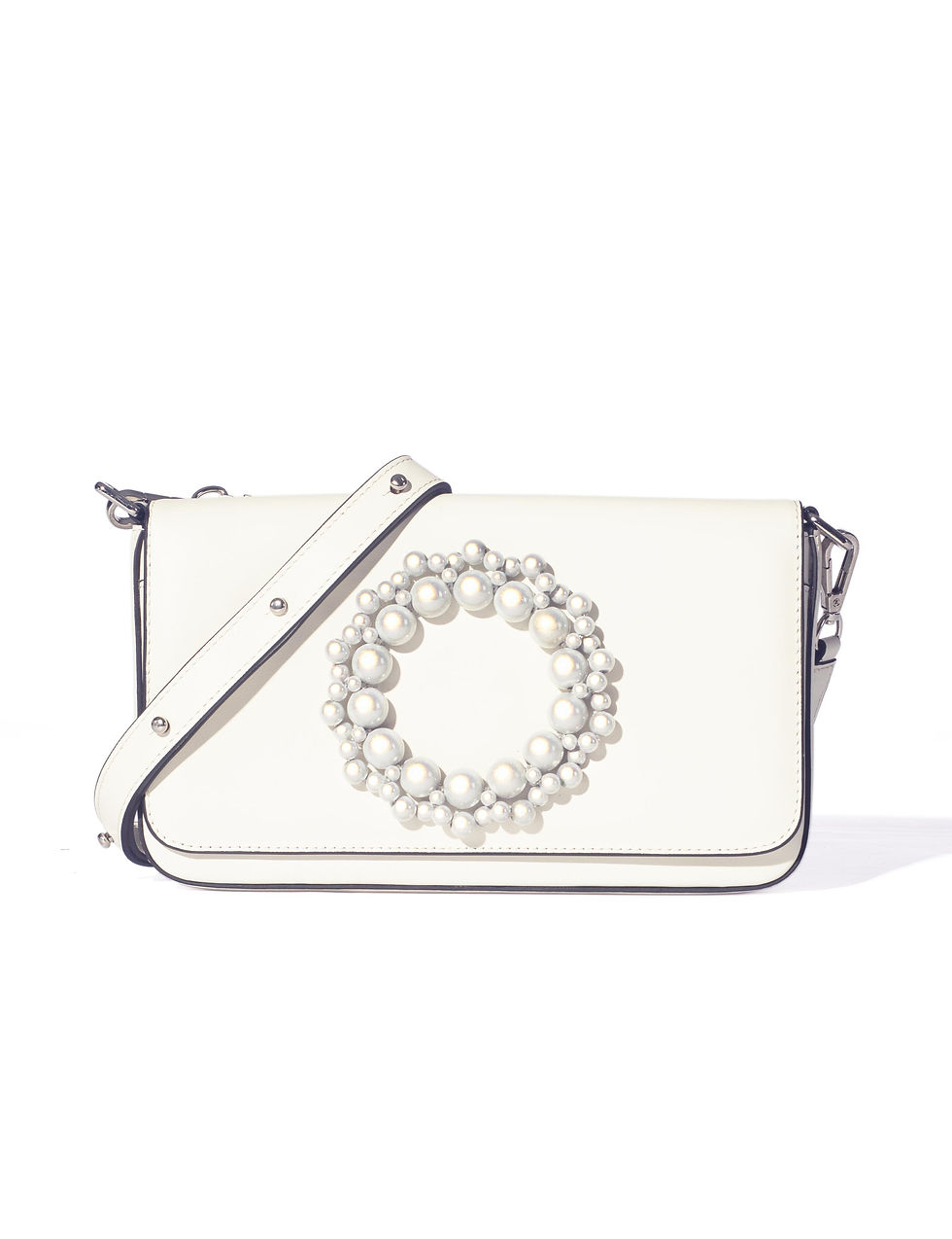 Thumbnail: Violacea Clutch Bag Beige