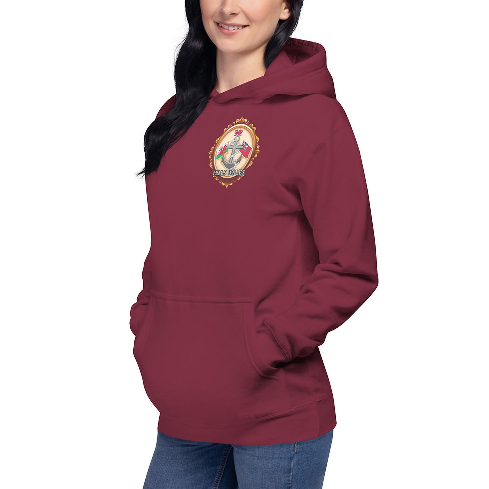 Thumbnail: 'HMS Wales Reenactment' Unisex Hoodie