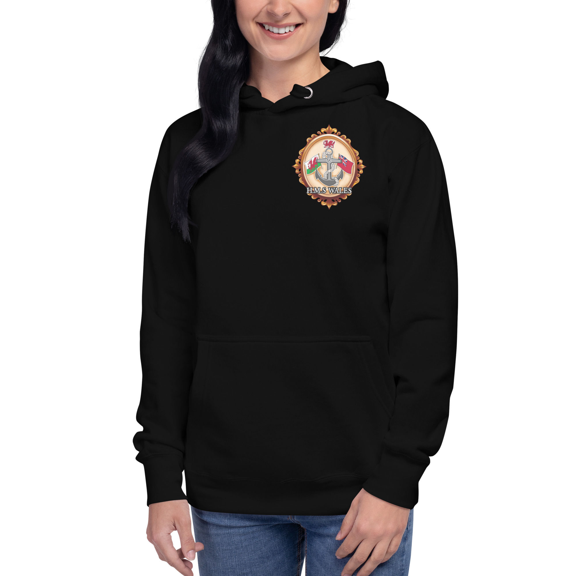 'HMS Wales Reenactment' Unisex Hoodie