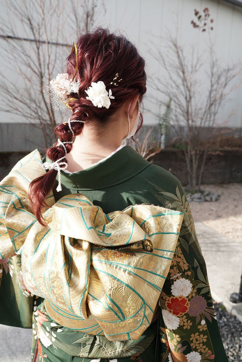 大分県中津市成人式着付ヘアセットルームスヘアー