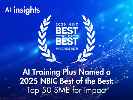 AI Training Plus Named a 2025 NBIC Best of the Best: Top 50 SME for Impact