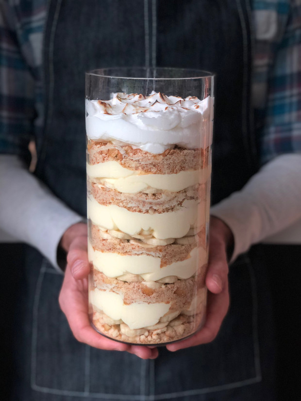 Banana Pudding with Toasted Meringue