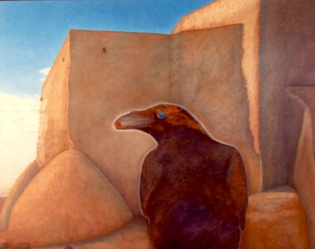 Raven at Rancho de Taos