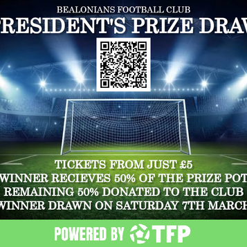 Bealonians FC: President's Prize Draw