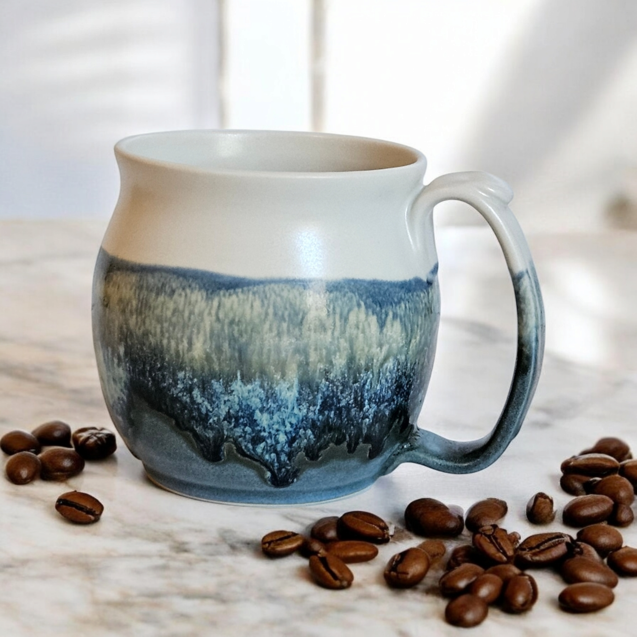 Satin Finish Glazed Mug 