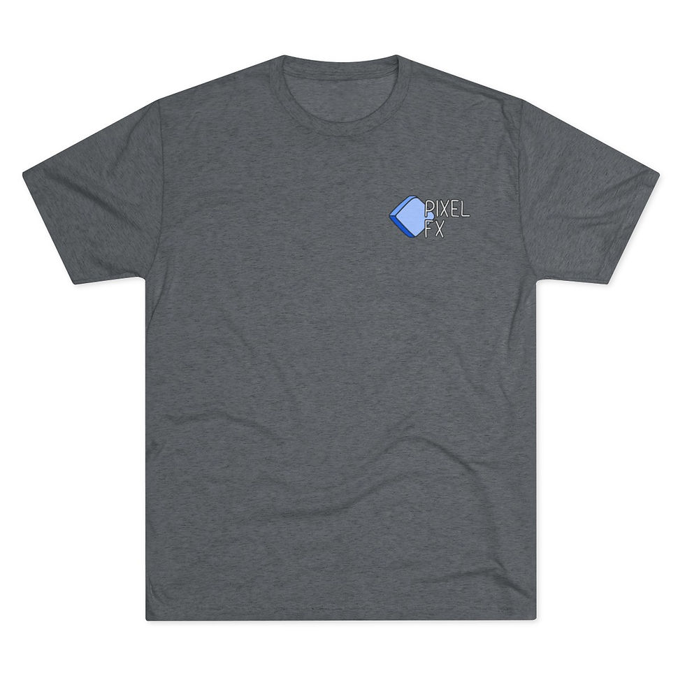 Thumbnail: Pixel FX Pocket Logo Tee Tri Blend