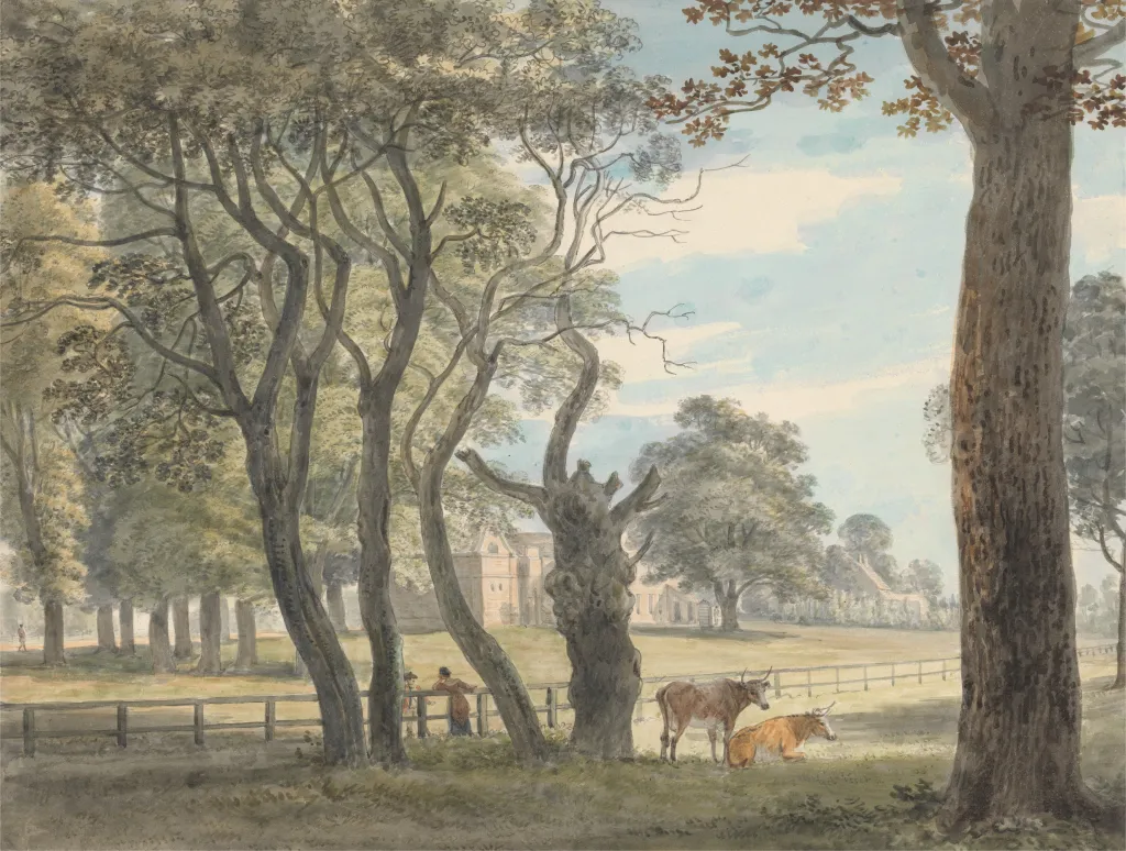 Paul Sandby RA, 1731–1809, British, The Gunpowder Magazine, Hyde Park, ca