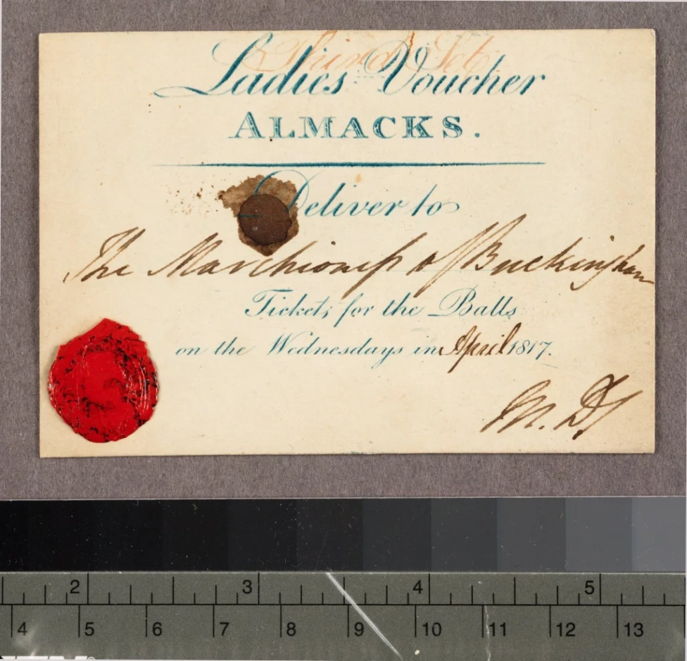 ladies voucher almack's