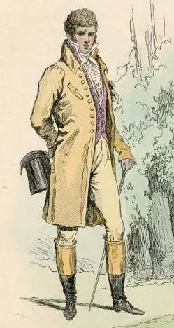 um dândi com calça pantalona