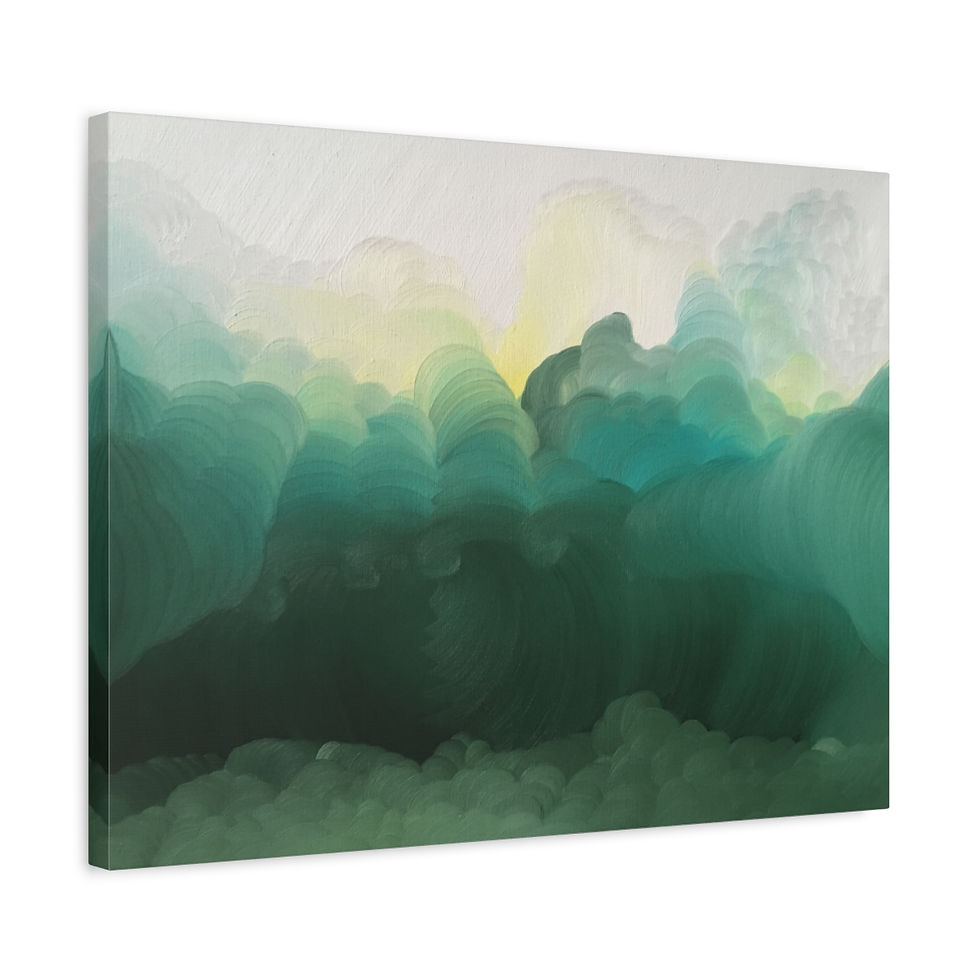 Rising Above Clouds - Print on Canvas - 46cm x 61cm