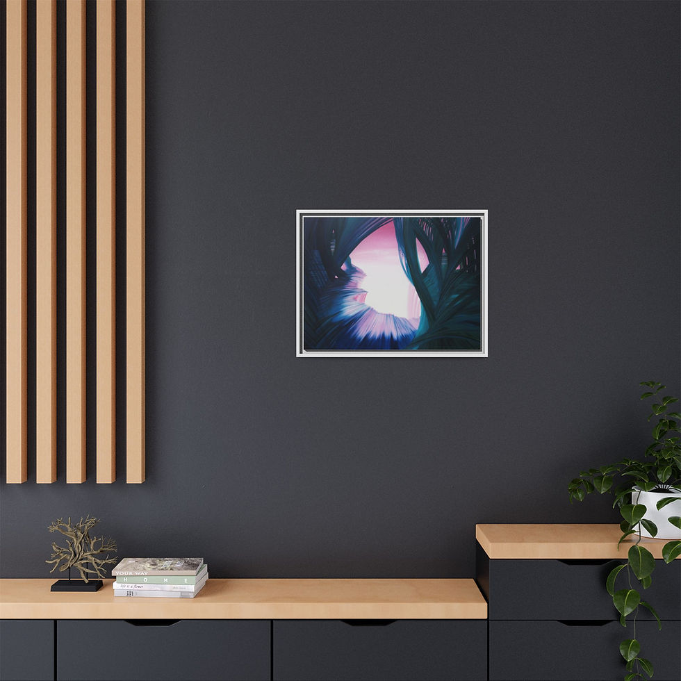 Thumbnail: Trust - Matte Canvas, Framed (Multi-color)