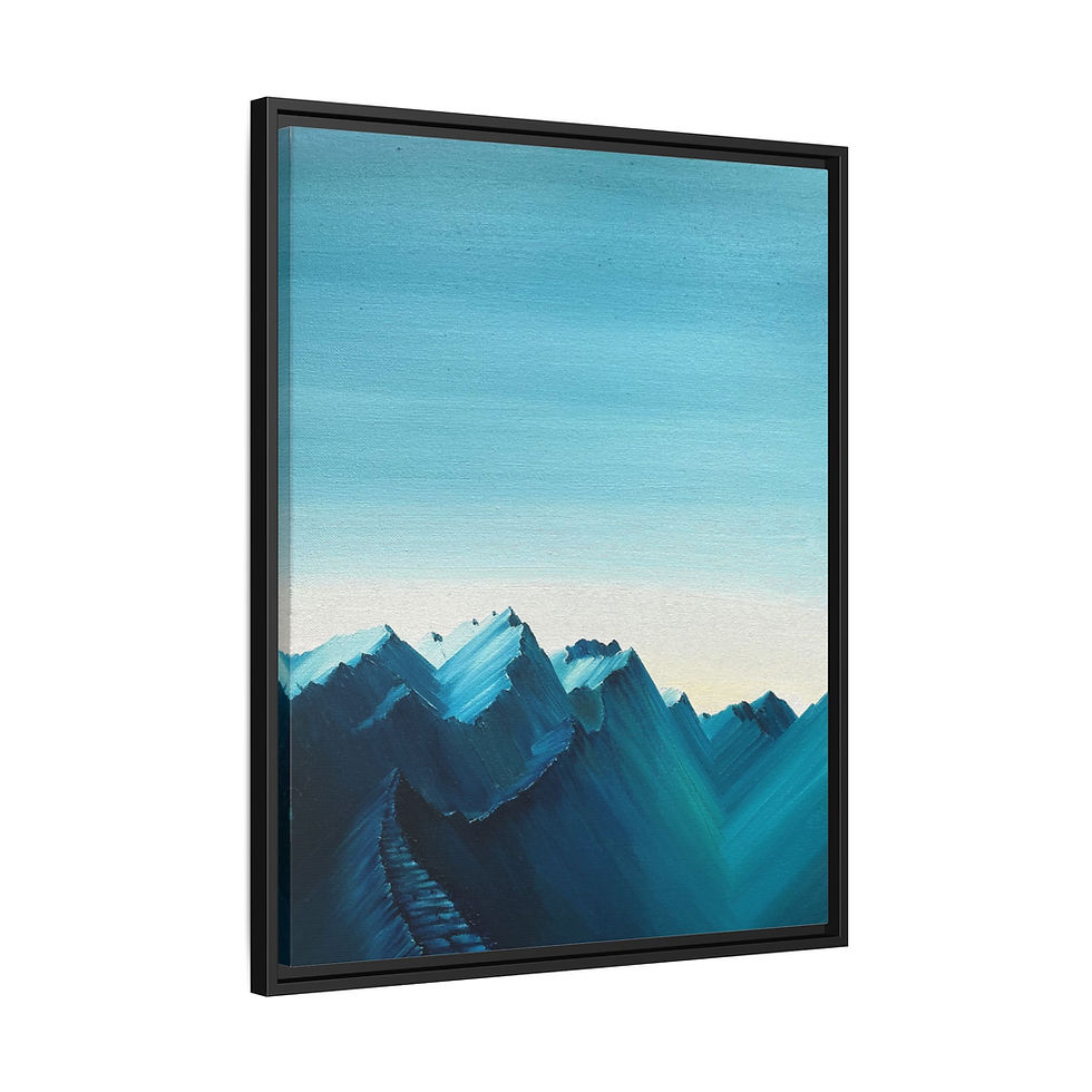 Miniature : Discipline - Print on Canvas _Framed (3 colors) 61/76cm