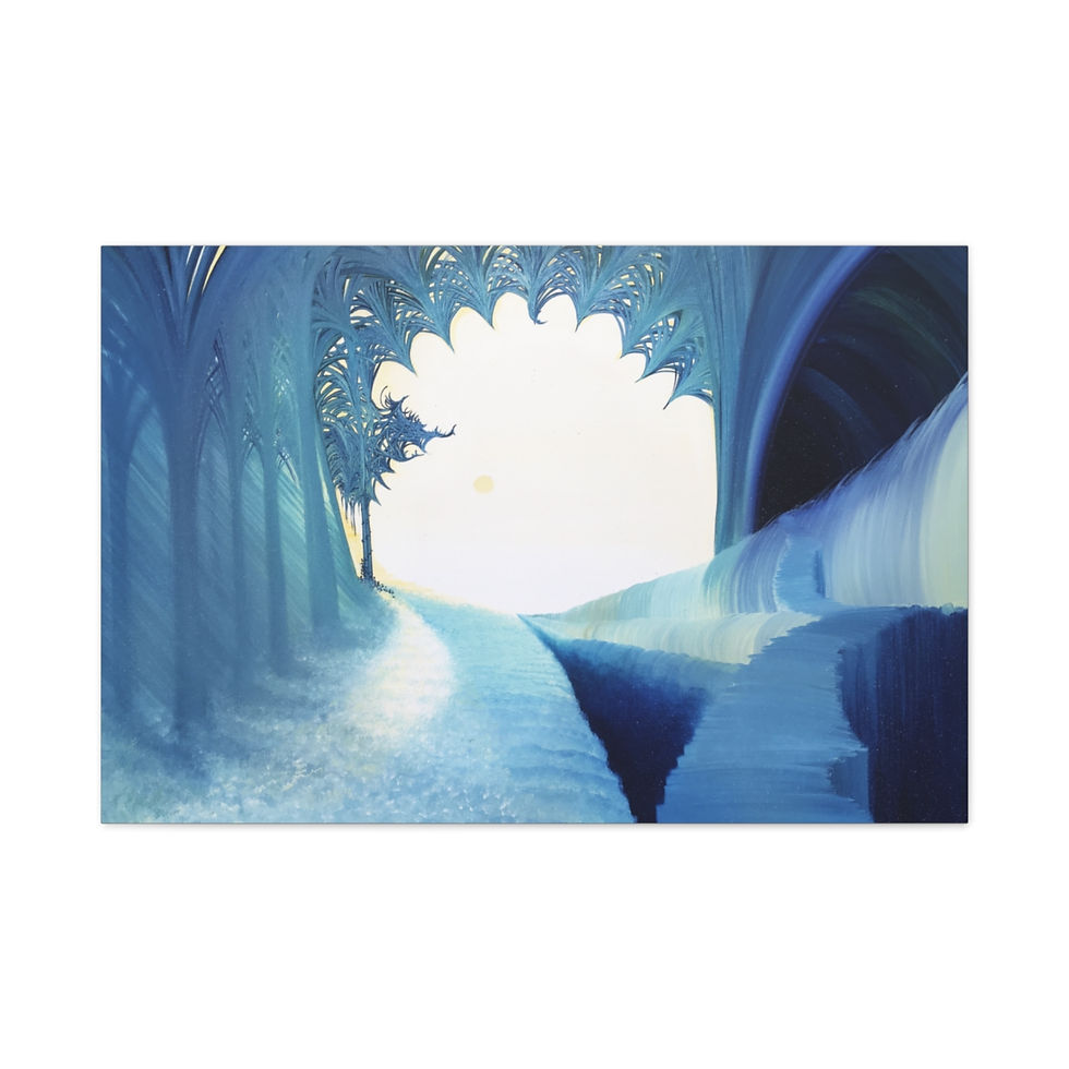 Miniatura: The Fork in the Road - print on Canvas - for important decision of your life