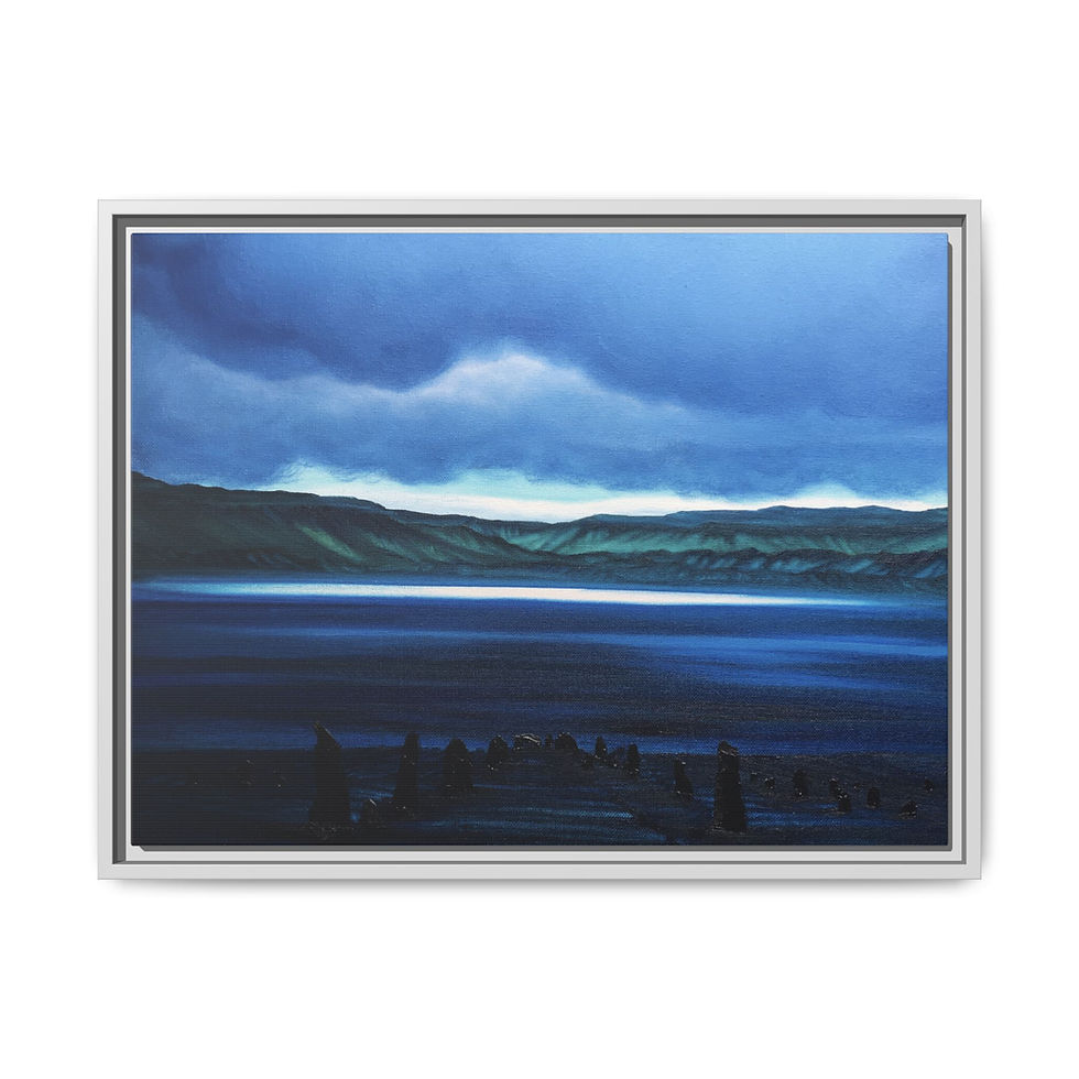 Thumbnail: Magic of the Burren - Print on Canvas _Framed (3 colors) 