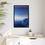 Thumbnail: Ocean Hearts - Print on Canvas _Framed (3 colors) 