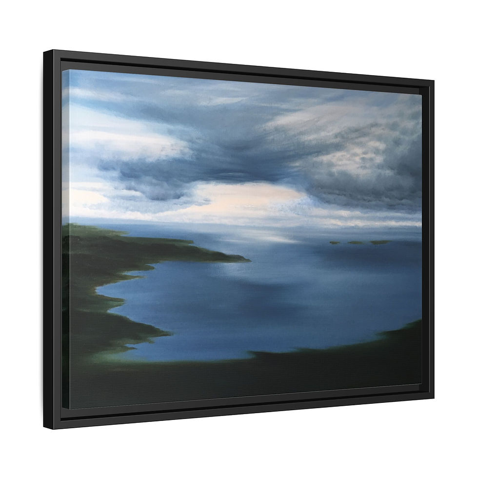 Thumbnail: Galway Bay 2023 BC - Print on Canvas - Framed (3 colors)