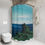 Thumbnail: Ocean View Shower Curtain - Home Decor for Tranquil Bathrooms