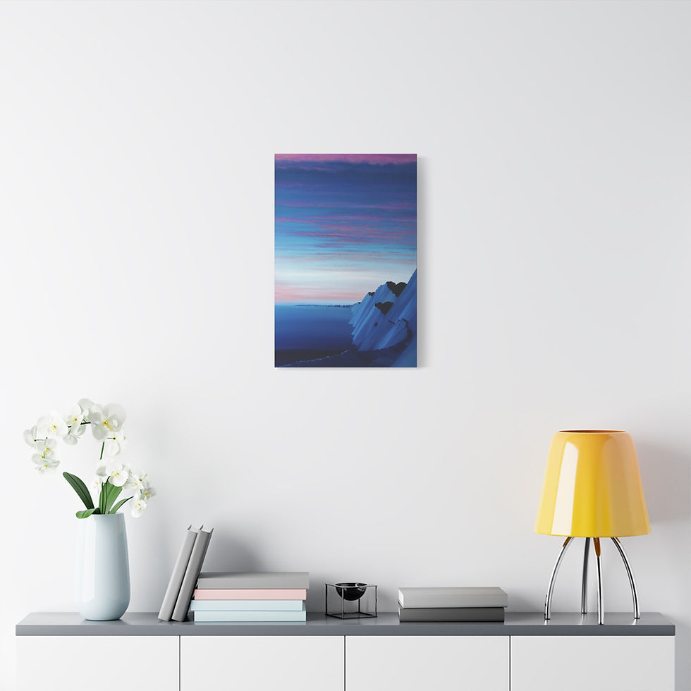 Miniatura: Ocean Hearts - Print on Canvas 