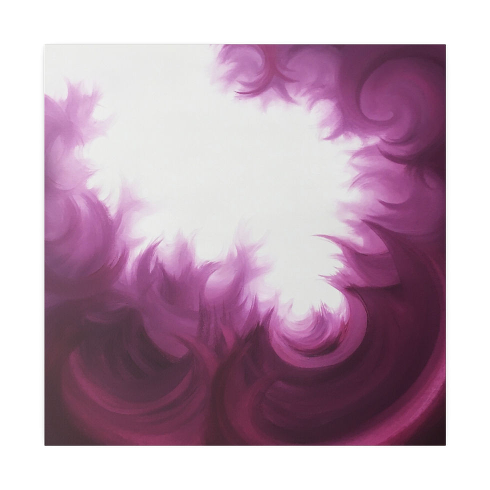 Thumbnail: Pink Waves of Glory - Matte Canvas, Stretched, 0.75"