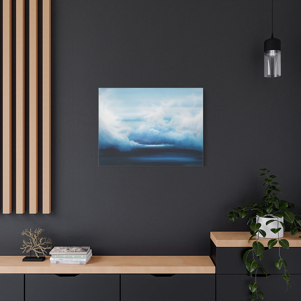 Thumbnail: Above Clouds - print on Canvas - 60cm x 81cm