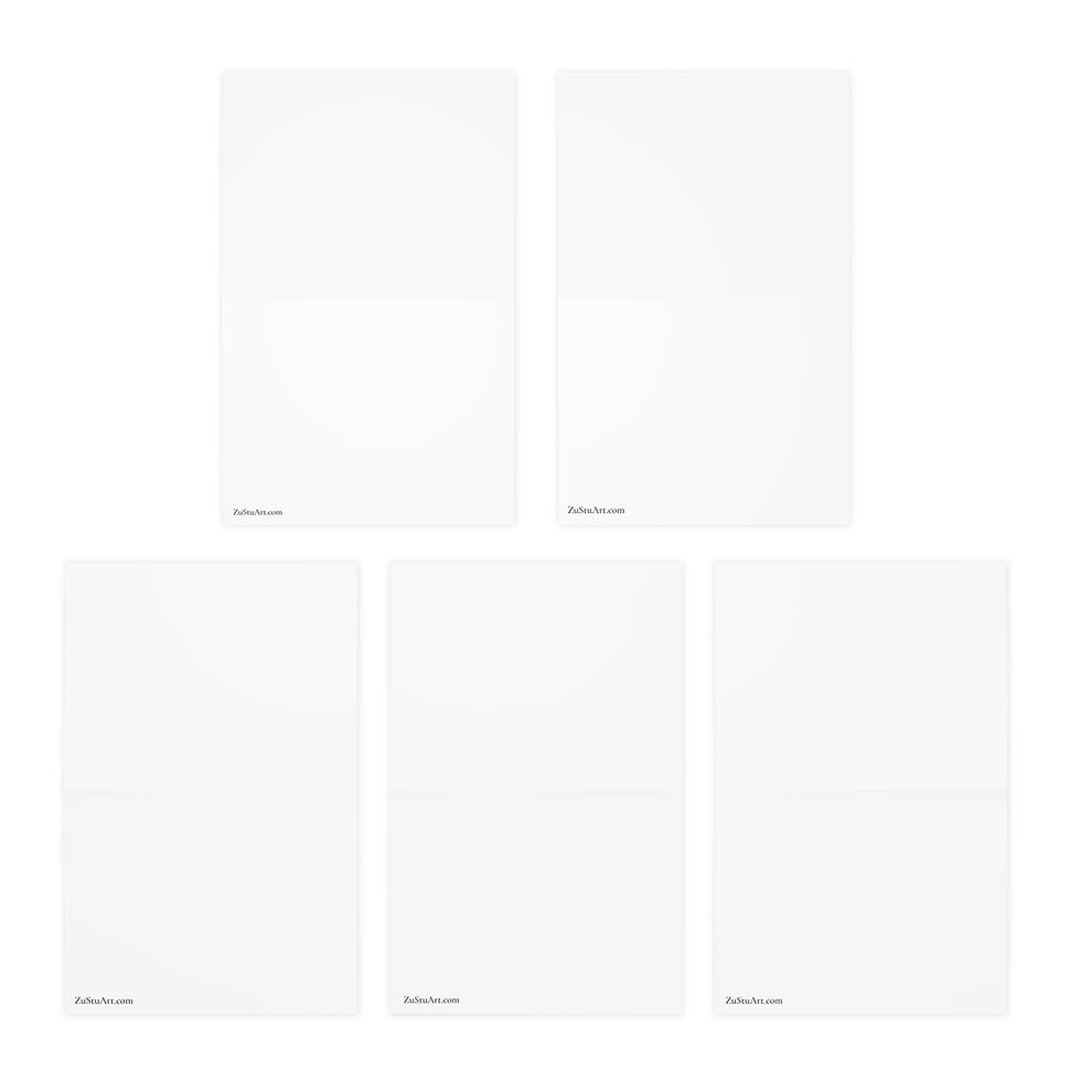 Miniature : Infinite Ocean and more on original - Greeting Cards