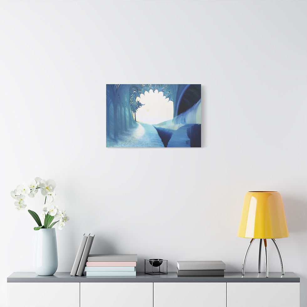 Miniatura: The Fork in the Road - print on Canvas - for important decision of your life