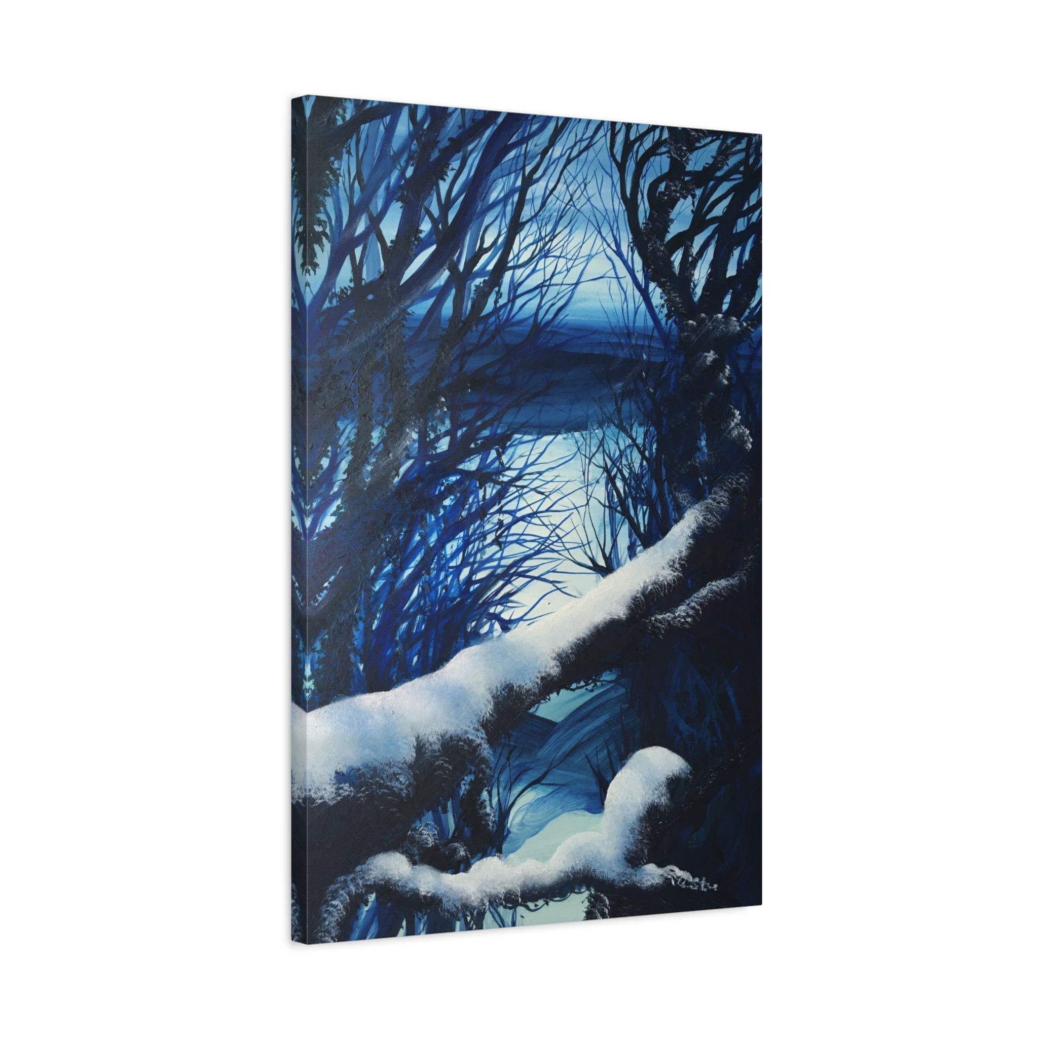 Magical Winter Forest - Print on Canvas 