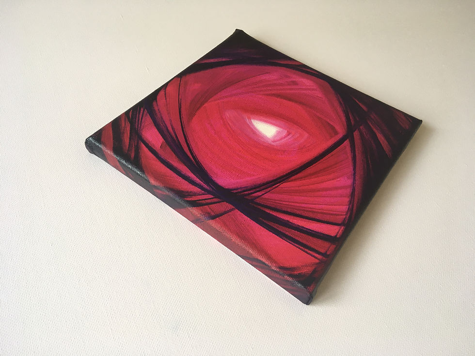 Thumbnail: Red and Blue Square Tunnel 2 - 20cm x 20cm