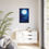 Thumbnail: Blue Tunnel to the Light - Print on canvas 91cm x 61cm - Framed (3 colors)
