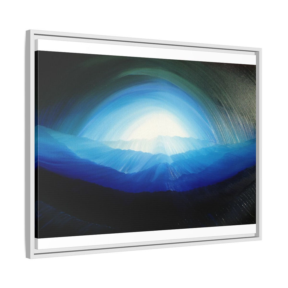 Miniatura: Cave of Sectrets of Nature - Print on canvas - 91.5cm x 61cm - Framed (3 colors)