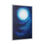 Thumbnail: Blue Tunnel to the Light - Print on canvas 91cm x 61cm - Framed (3 colors)