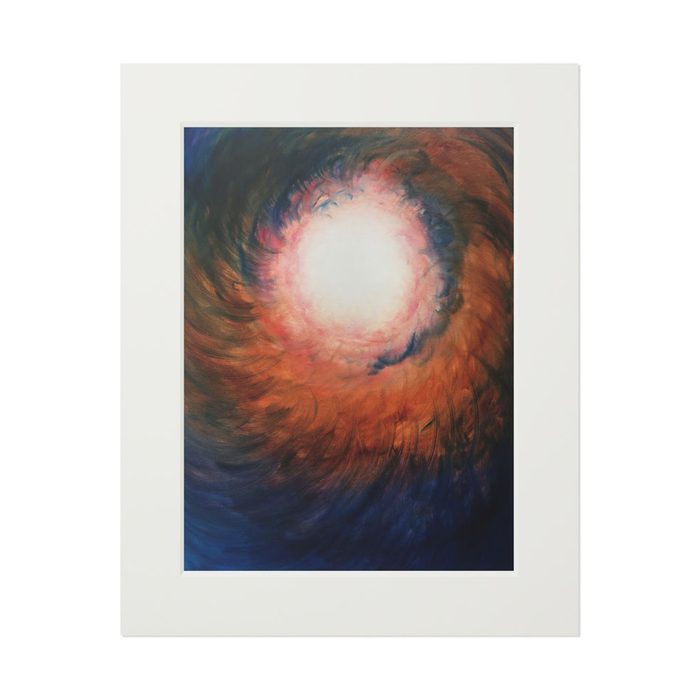 Thumbnail: Orange Blue Tunnel - Passepartout Frame