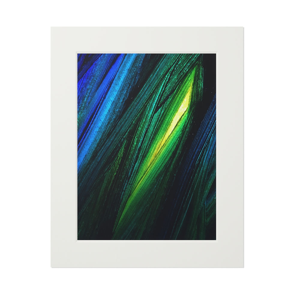 Thumbnail:  Green Blue Tunnel - Passepartout Frame