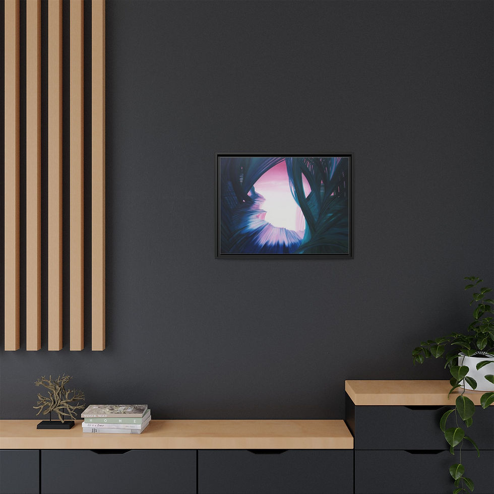Thumbnail: Trust - Matte Canvas, Framed (Multi-color)