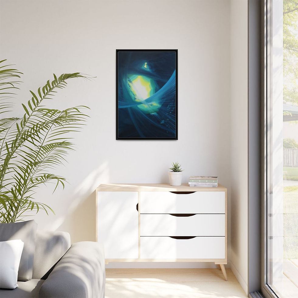 Miniature : Wild Tunnel - Matte Canvas Print - 61cm x 91cm - Framed (Multi-color) 