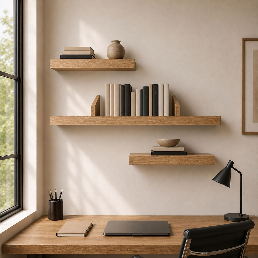 Thumbnail: The Studio Setup — Office Floating Shelf Set