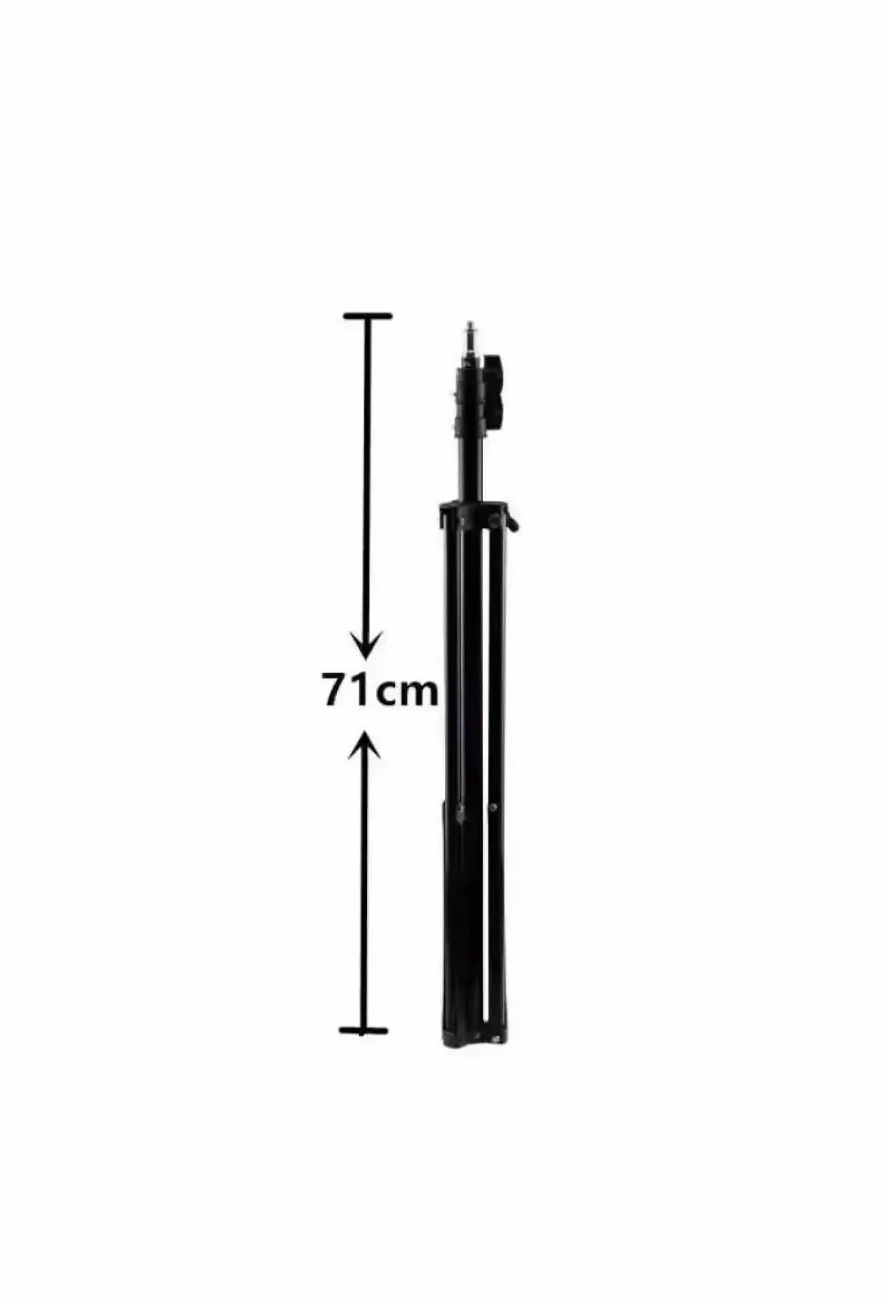 Thumbnail: Black bird perch training stand with arrows and 71cm measurement, TheAmazonicaSingapore