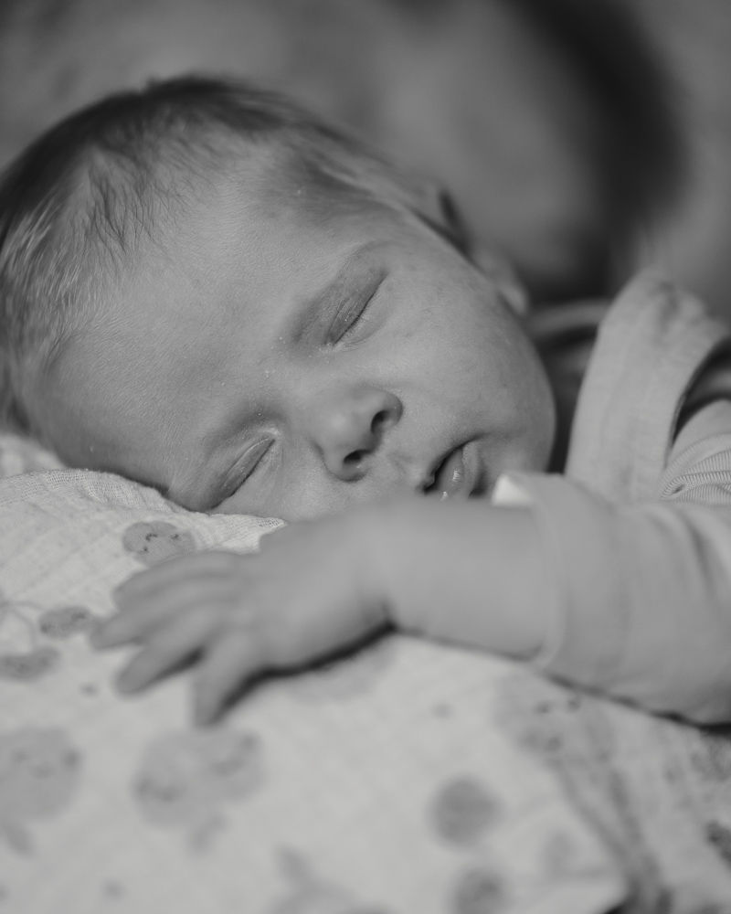 schlafendes Baby Babyshooting