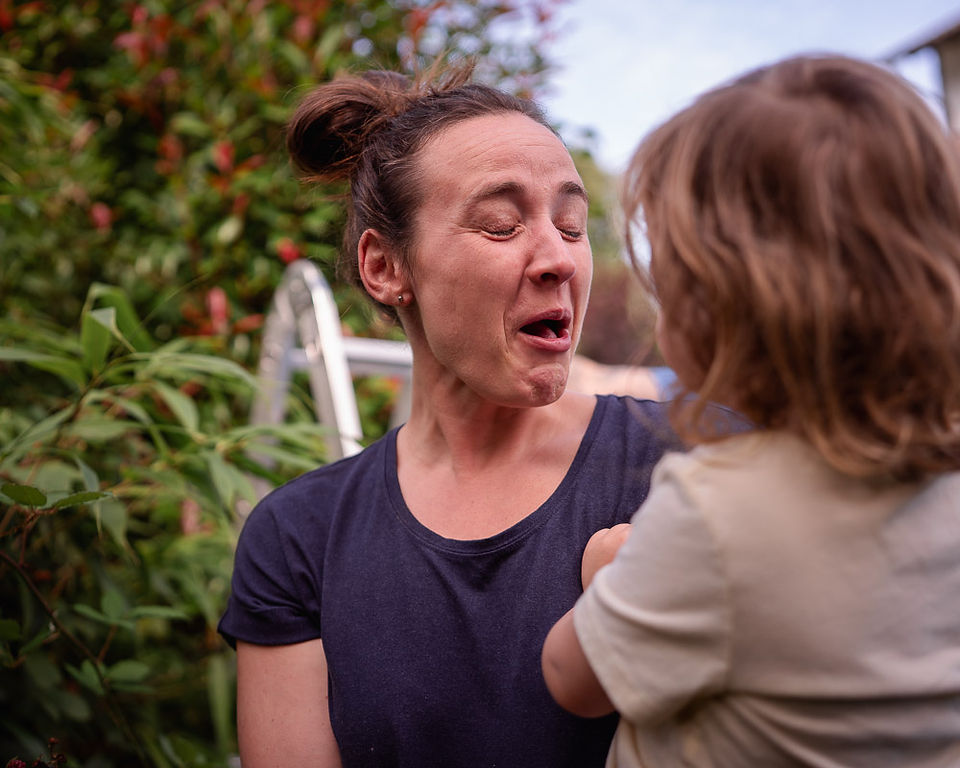 Familienshooting zuhause 