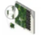 Diagram of a modular preserved green wall system installed on a metal stud wall with removable plant panels and concealed mounting structure.