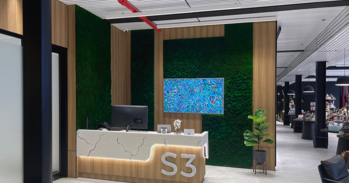 Sustainable Moss Wall Art at S3 Design Group | Wildleaf