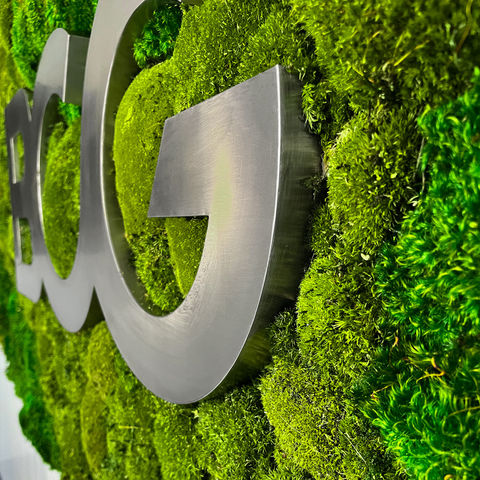 Moss Logo, a stylish, greenery Moss Sign for BCG