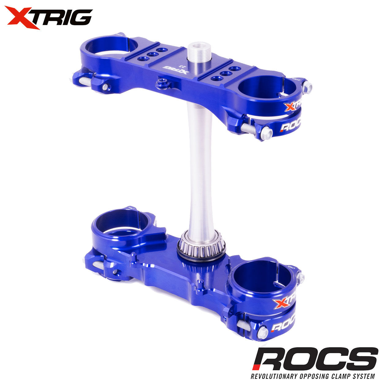 Xtrig ROCS Tech (Blue) KTM SX/SXF 13-21 Husqvarna TC/FC 14-21 (OS 22mm)