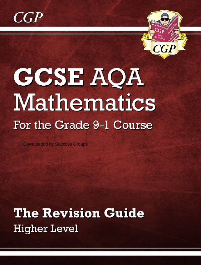AQA Higher Maths Revision Book